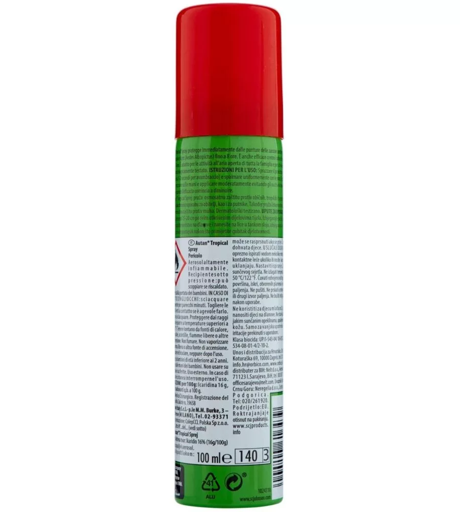 Spray antizanzare autan "tropical" 100 ml